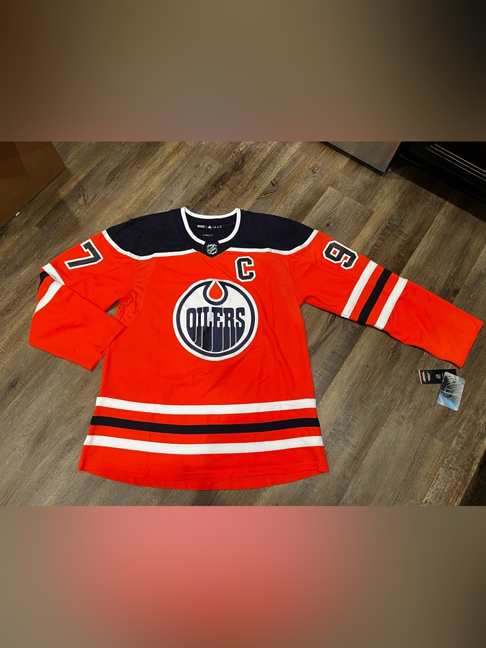 New ADIDAS Connor McDAVID Edmonton Oilers Officially Licensed NHL Jersey Size 54